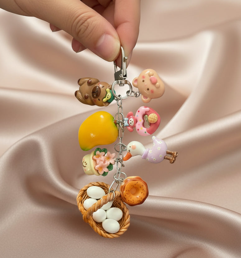 Handmade Clustered Keychains