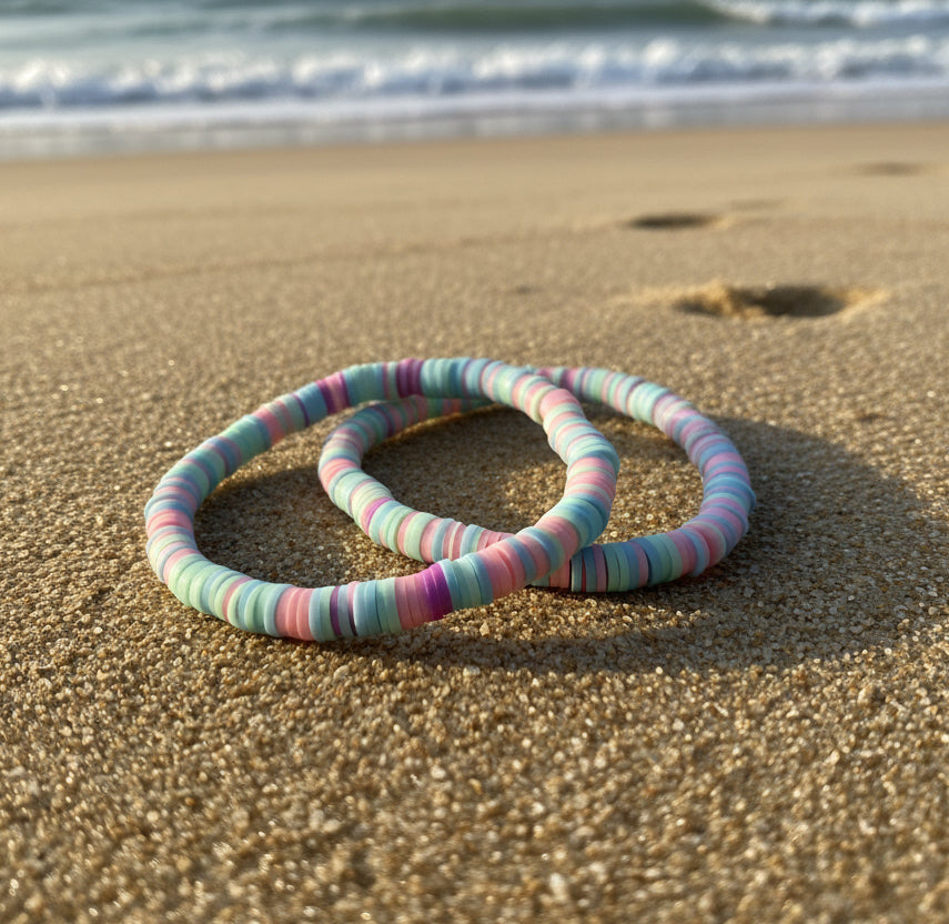 Clay Beads Multicolor