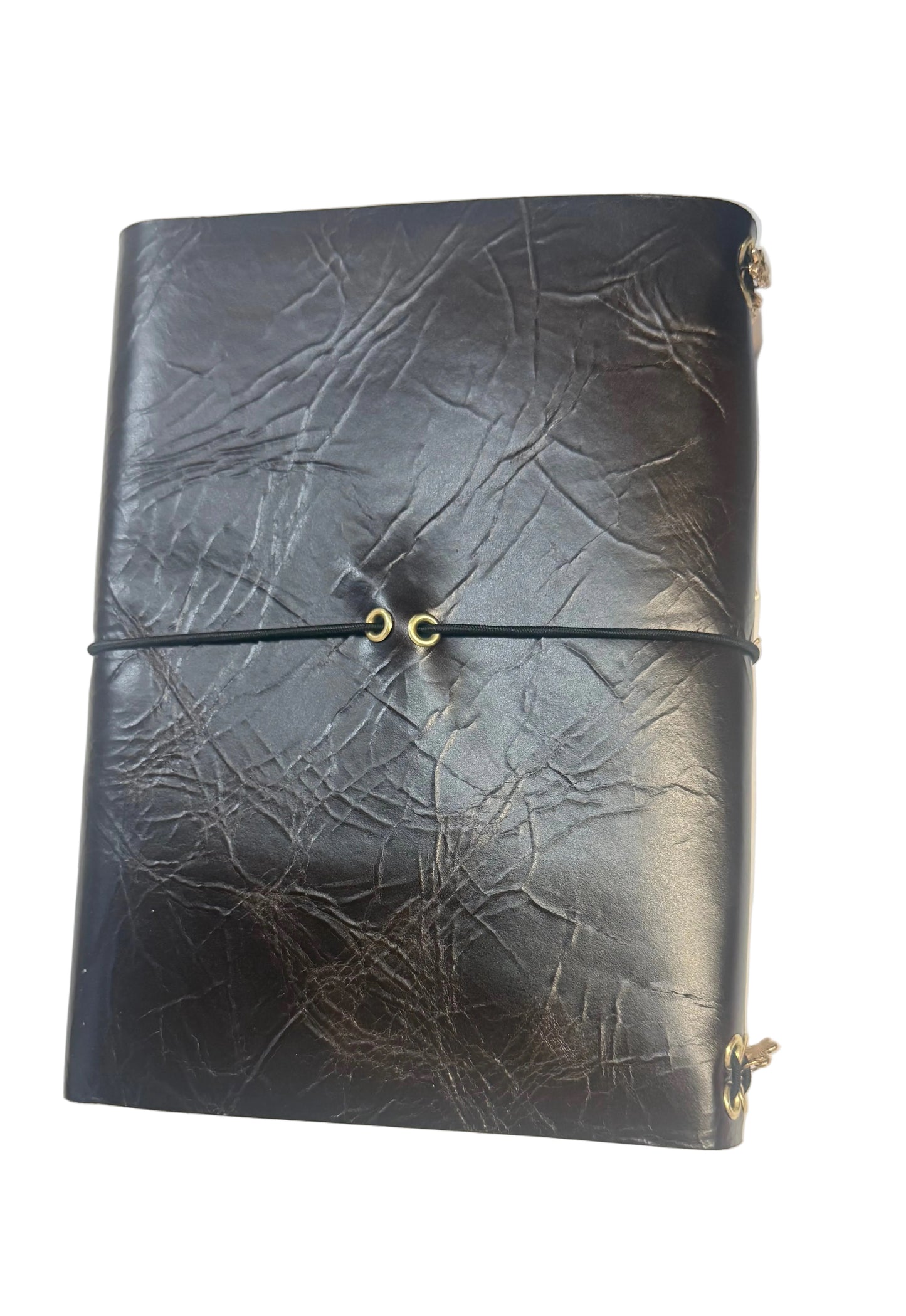 Handmade Real Leather Trifold Journal